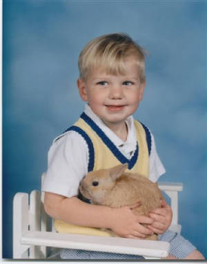Gavin a la wabbit - Glamour shots style.